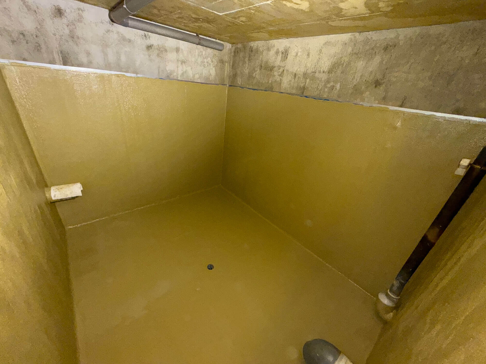 Etanchéité Bac tampon