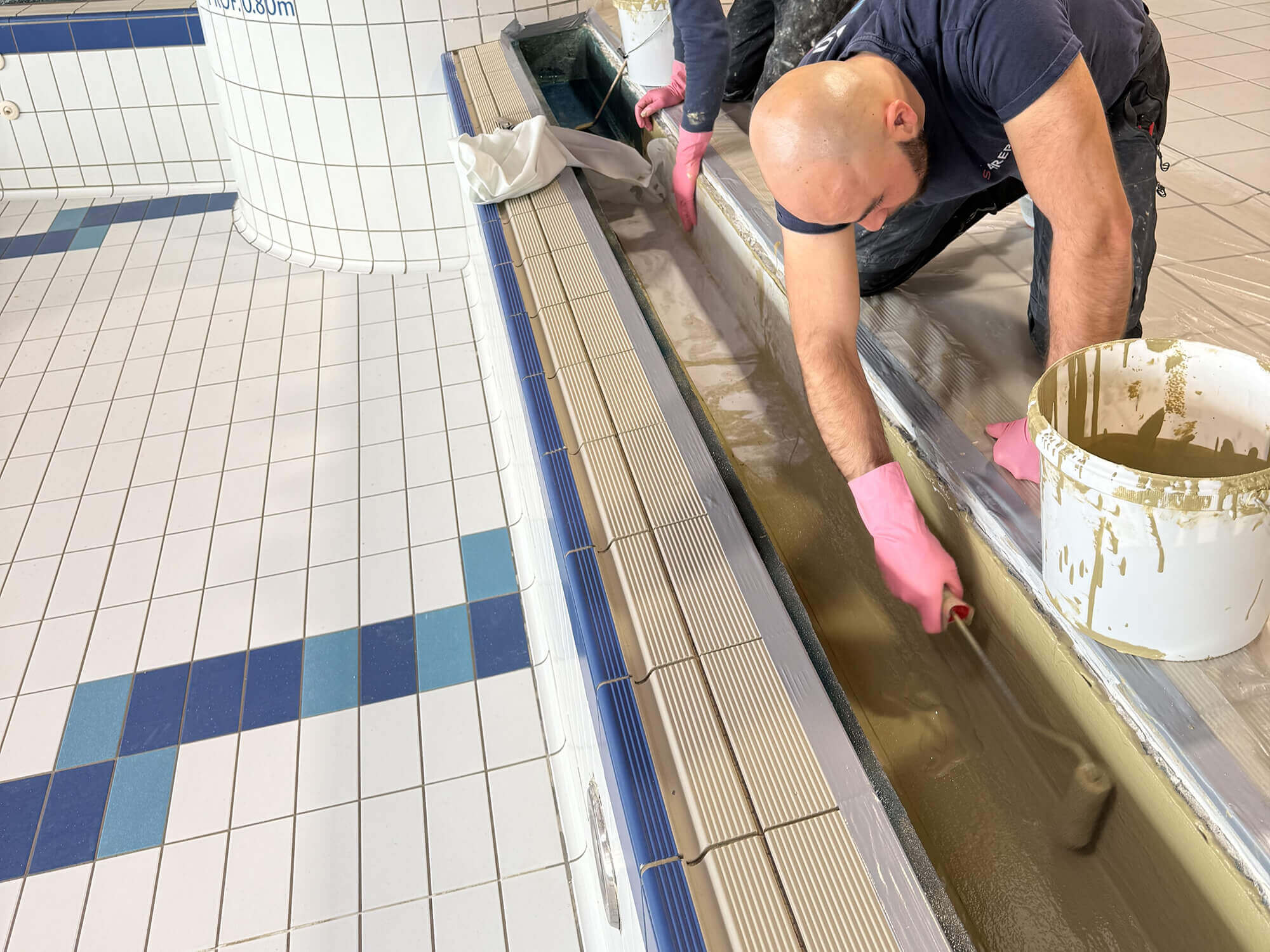 Etanchéité de goulotte